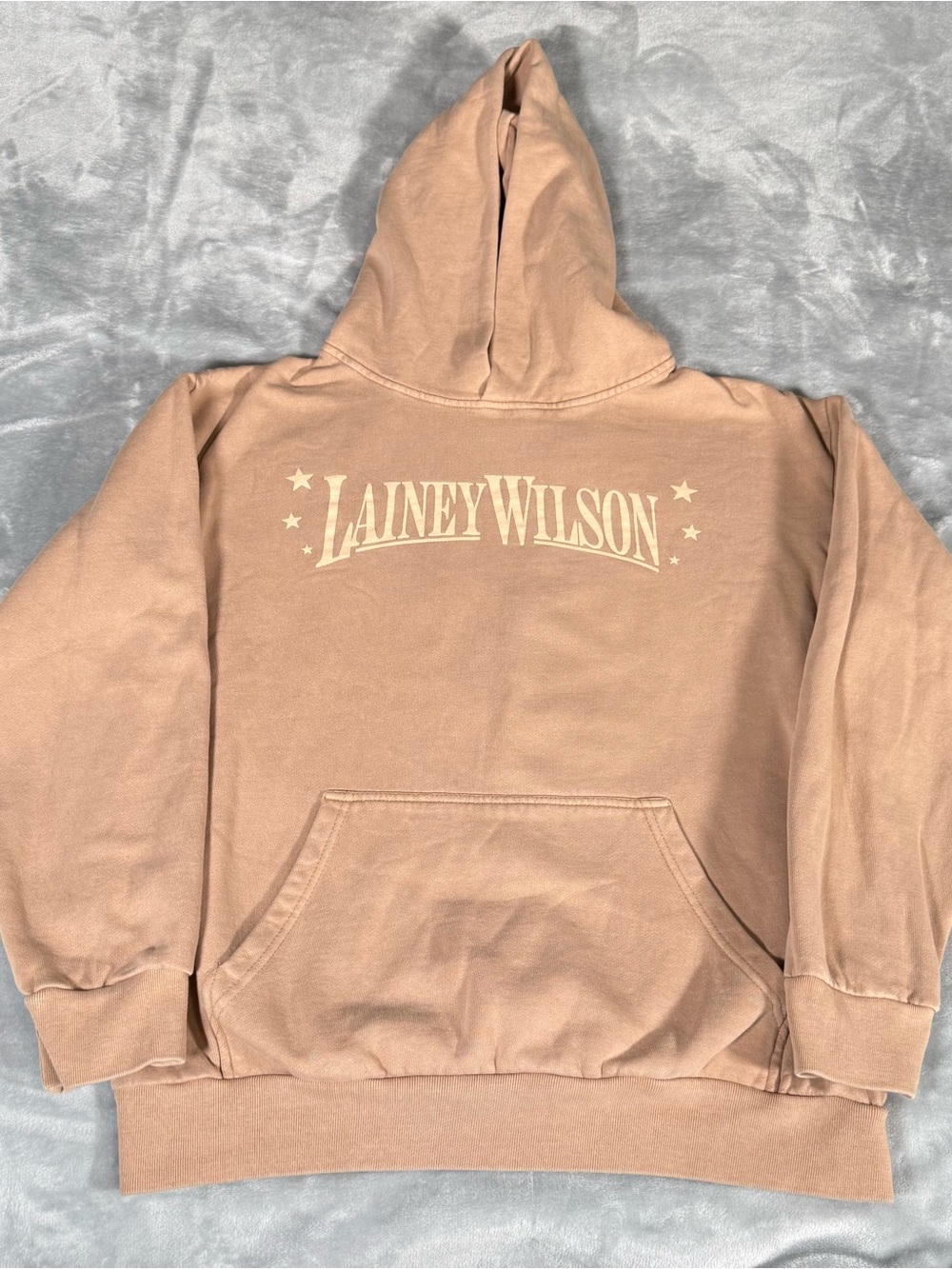 Lainey Wilson Whirlwind Tour Hoodie Adult L Country Music Double Sided Beige